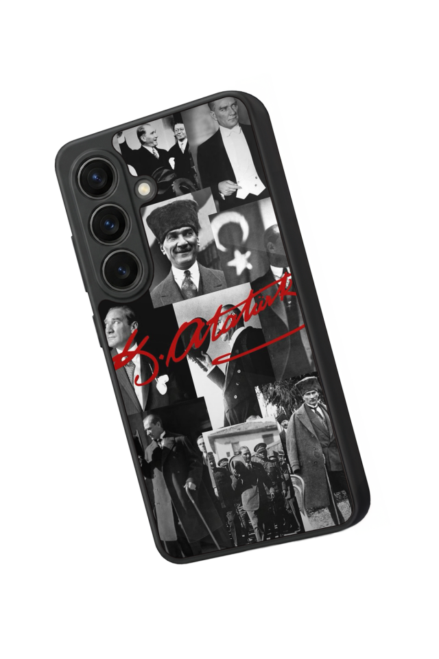 Samsung Galaxy S26 Uyumlu Mustafa Kemal Ataturk Tasarımlı Glossy Premium Kılıf