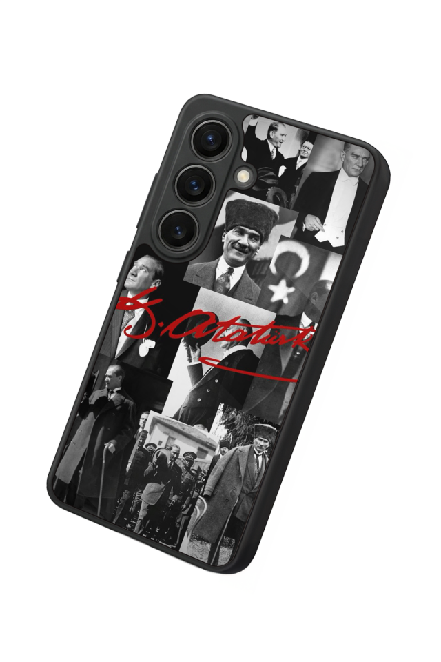 Samsung Galaxy S26 Uyumlu Mustafa Kemal Ataturk Tasarımlı Glossy Premium Kılıf