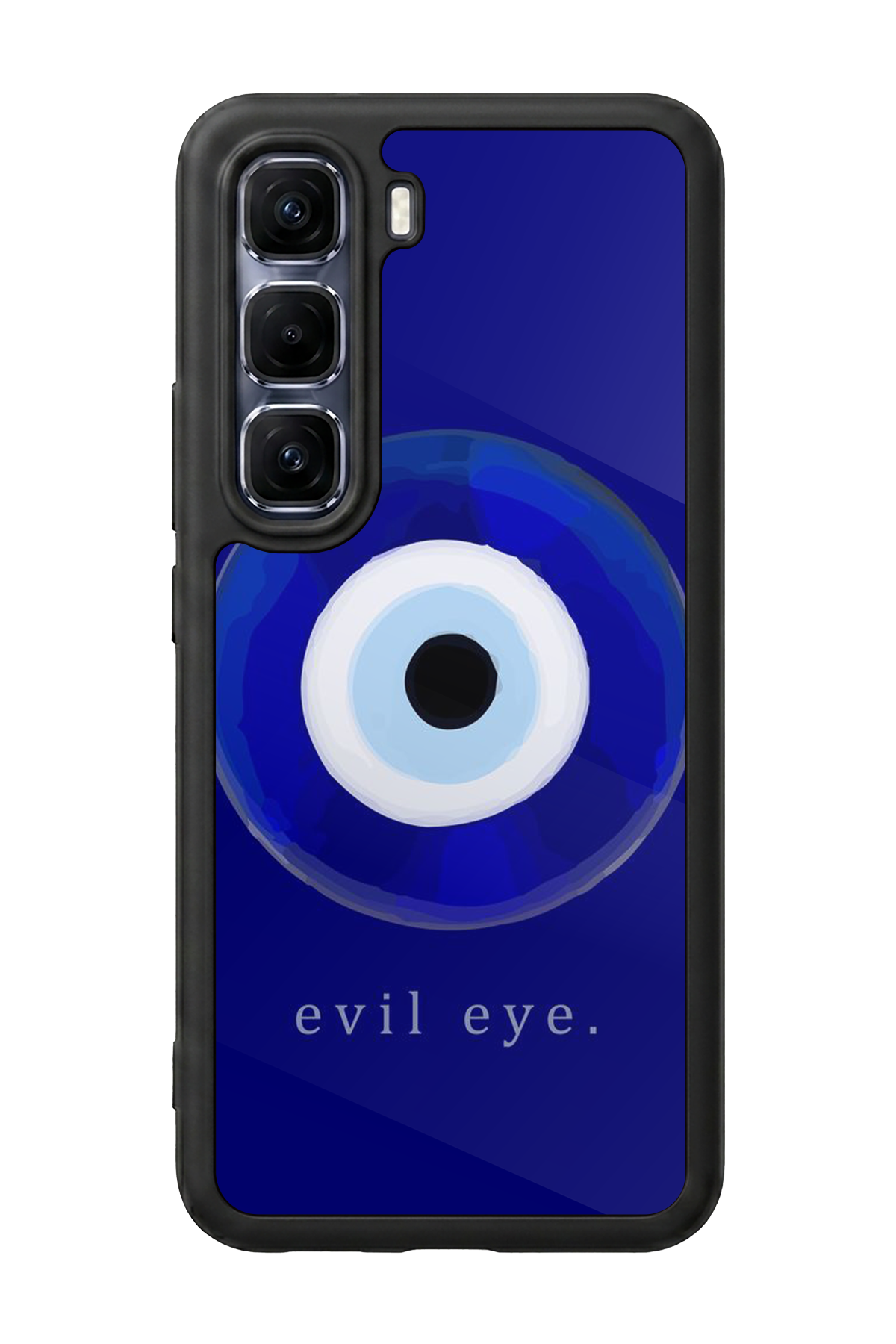 Infinix Hot 60 Pro Plus Uyumlu Nazar Tasarımlı Glossy Premium Kılıf
