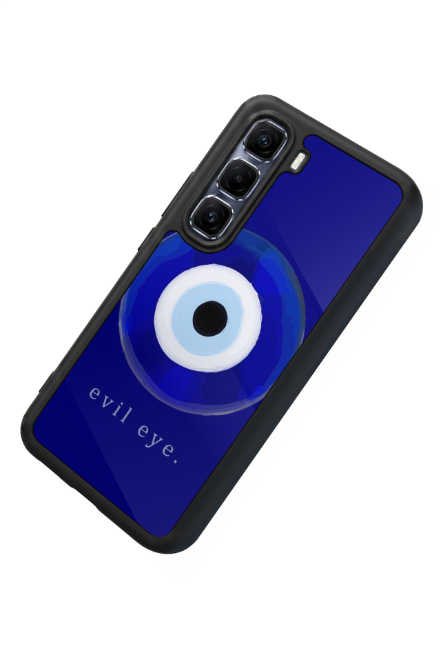 Infinix Hot 60 Pro Plus Uyumlu Nazar Tasarımlı Glossy Premium Kılıf