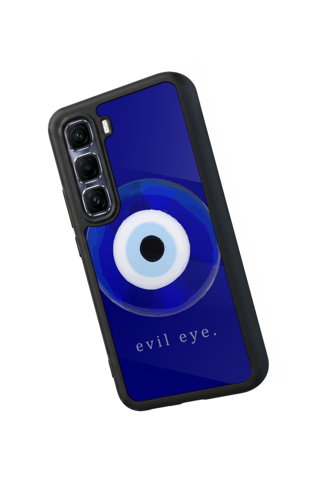 Infinix Hot 60 Pro Plus Uyumlu Nazar Tasarımlı Glossy Premium Kılıf