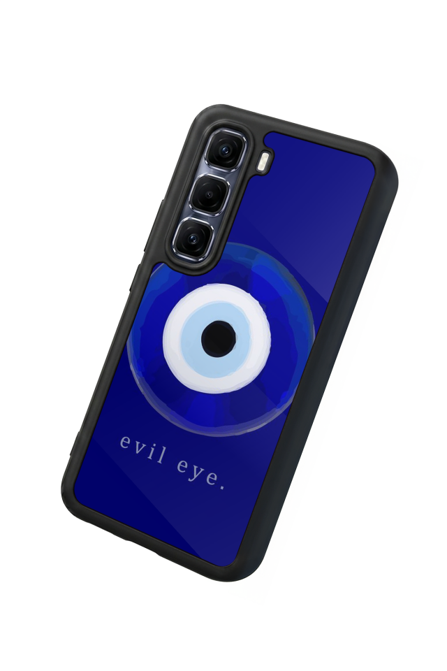 Infinix Hot 60 Pro Plus Uyumlu Nazar Tasarımlı Glossy Premium Kılıf