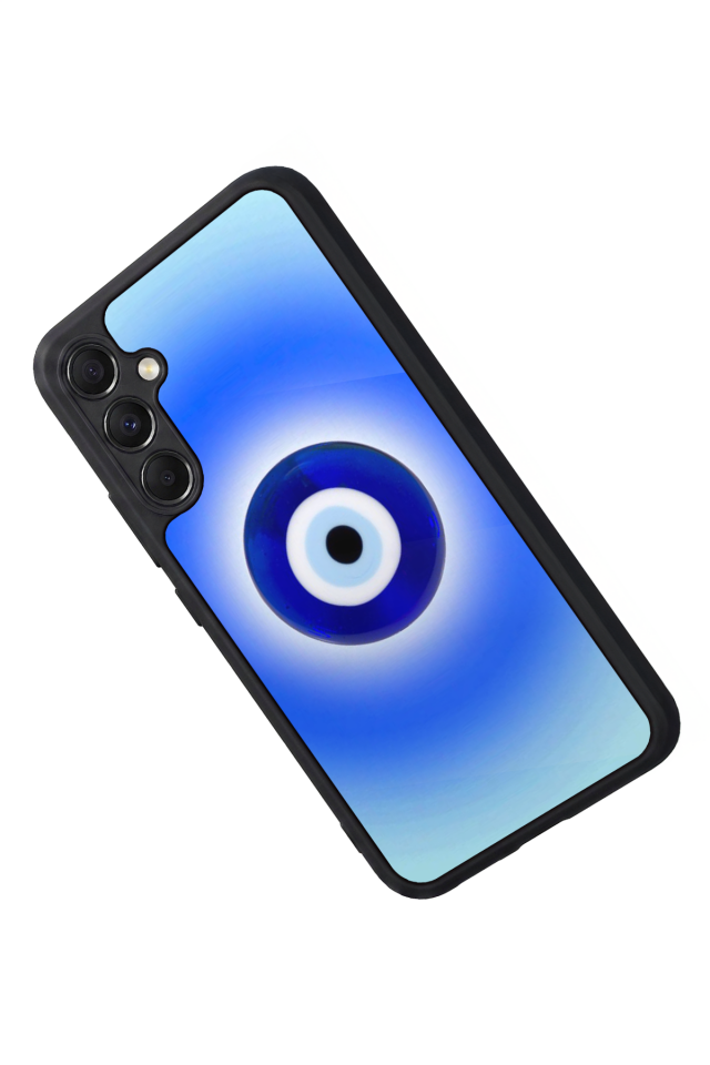 Samsung Galaxy A34 Uyumlu Nazar Tasarımlı Glossy Premium Kılıf