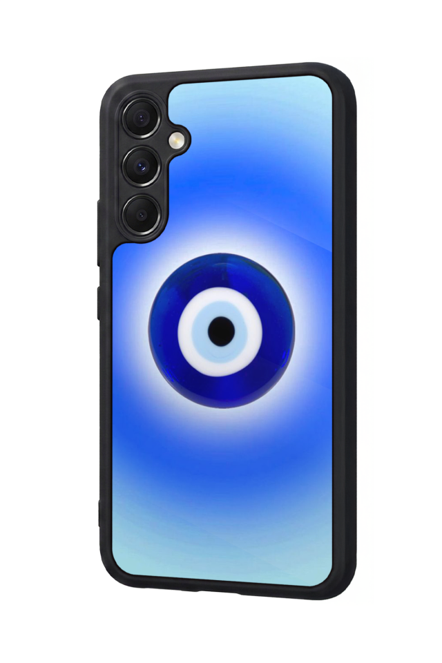 Samsung Galaxy A34 Uyumlu Nazar Tasarımlı Glossy Premium Kılıf