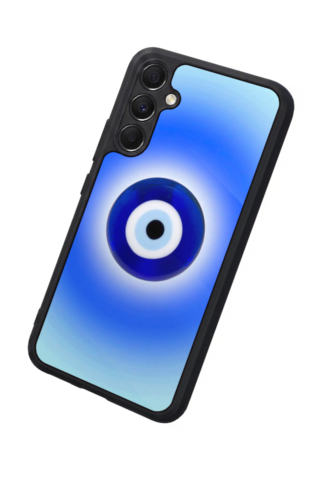 Samsung Galaxy A34 Uyumlu Nazar Tasarımlı Glossy Premium Kılıf