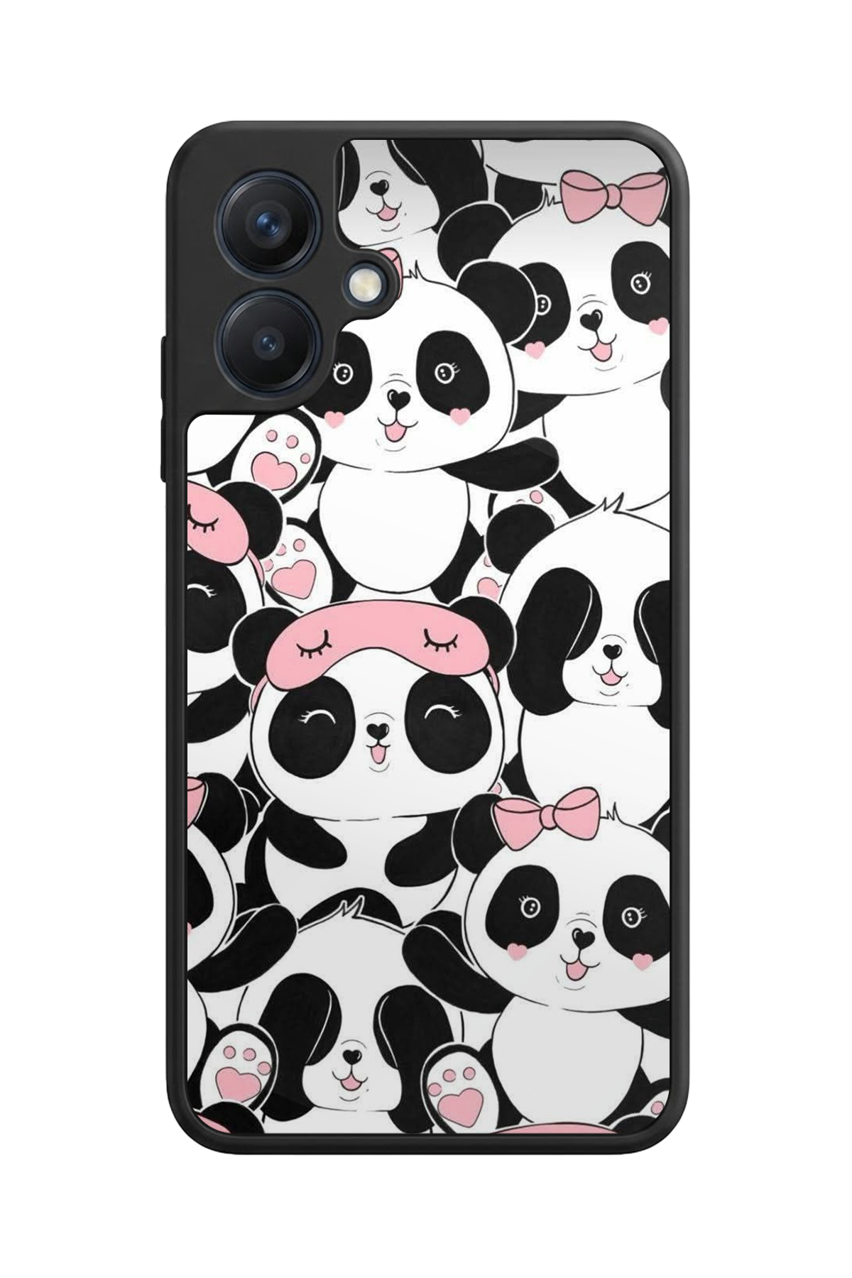 Samsung Galaxy A07 Uyumlu Panda Tasarımlı Glossy Premium Kılıf