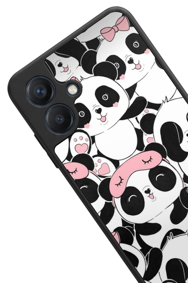 Samsung Galaxy A07 Uyumlu Panda Tasarımlı Glossy Premium Kılıf