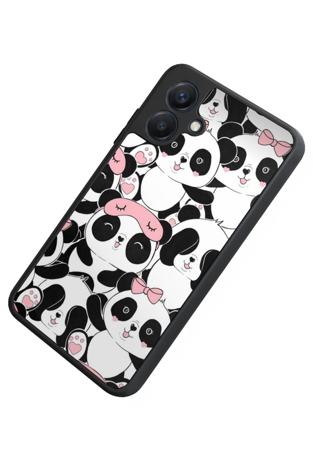 Samsung Galaxy A07 Uyumlu Panda Tasarımlı Glossy Premium Kılıf