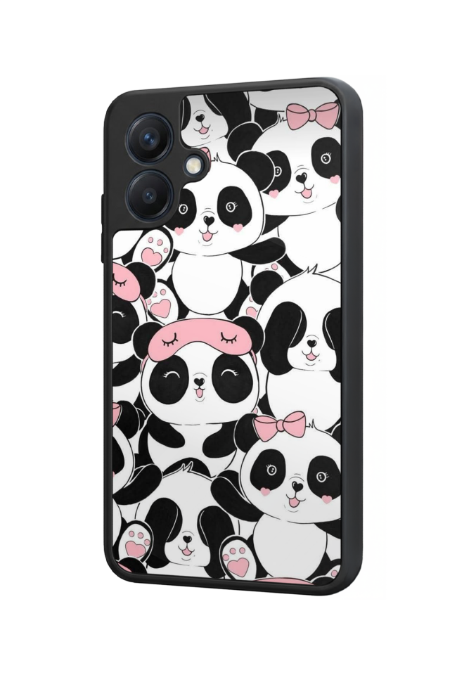 Samsung Galaxy A07 Uyumlu Panda Tasarımlı Glossy Premium Kılıf