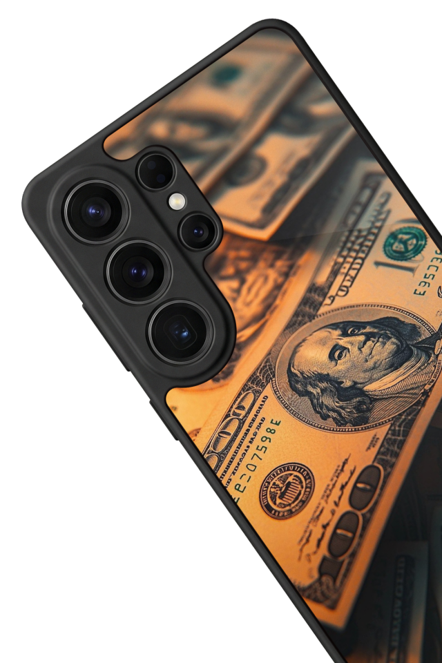 Samsung Galaxy S26 Ultra Uyumlu Para Tasarımlı Glossy Premium Kılıf
