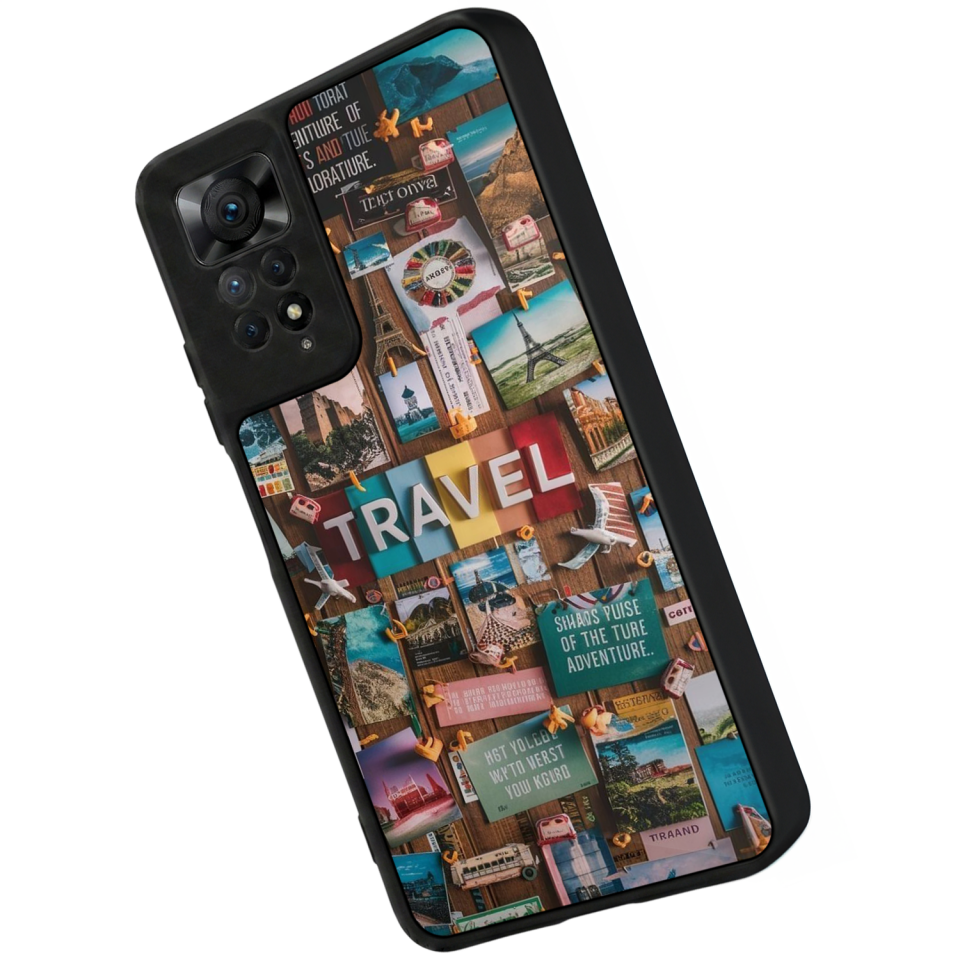 Xiaomi Redmi Note 11 Pro Uyumlu Poster Tasarımlı Glossy Premium Kılıf