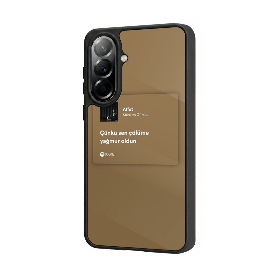 Samsung Galaxy A37 Uyumlu Sarki Sozleri Tasarımlı Glossy Premium Kılıf
