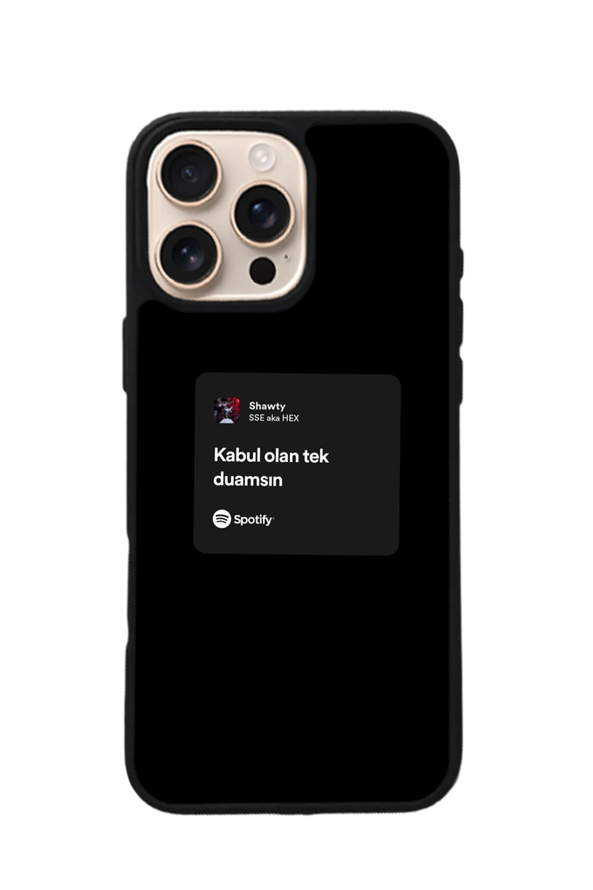 iPhone 14 Pro Uyumlu Sarki Sozleri Tasarımlı Glossy Premium Kılıf