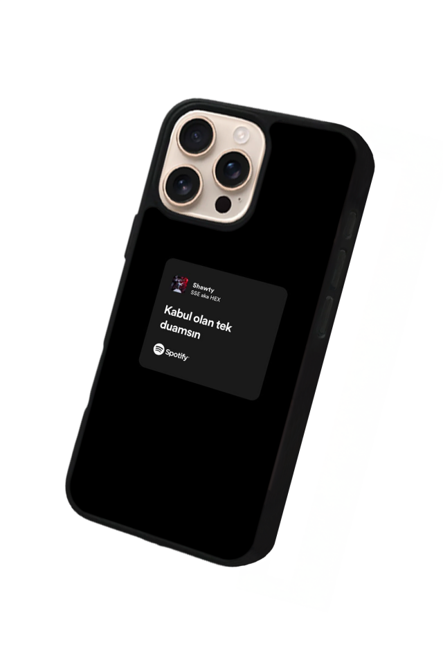 iPhone 14 Pro Uyumlu Sarki Sozleri Tasarımlı Glossy Premium Kılıf