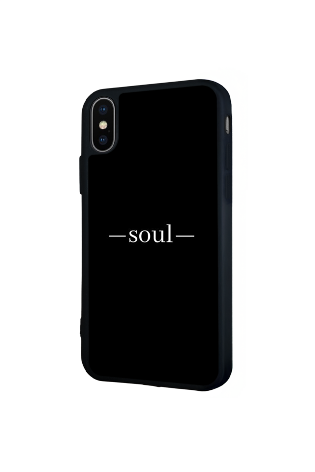 iPhone XS Max Uyumlu SOUL Tasarımlı Glossy Premium Kılıf