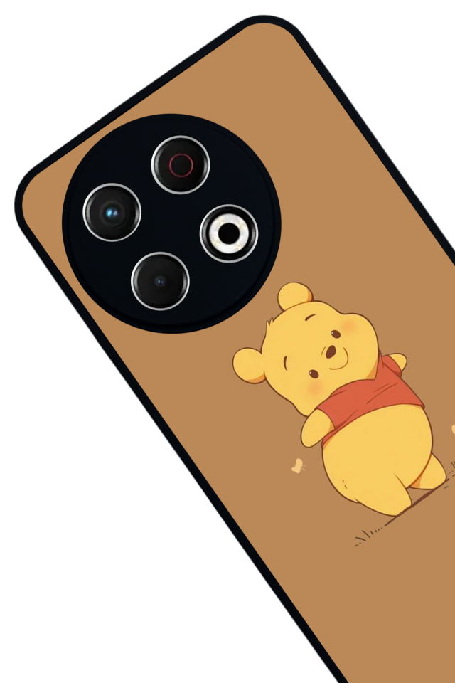 Tecno Spark 30 Pro Uyumlu Winnie Tasarımlı Glossy Premium Kılıf