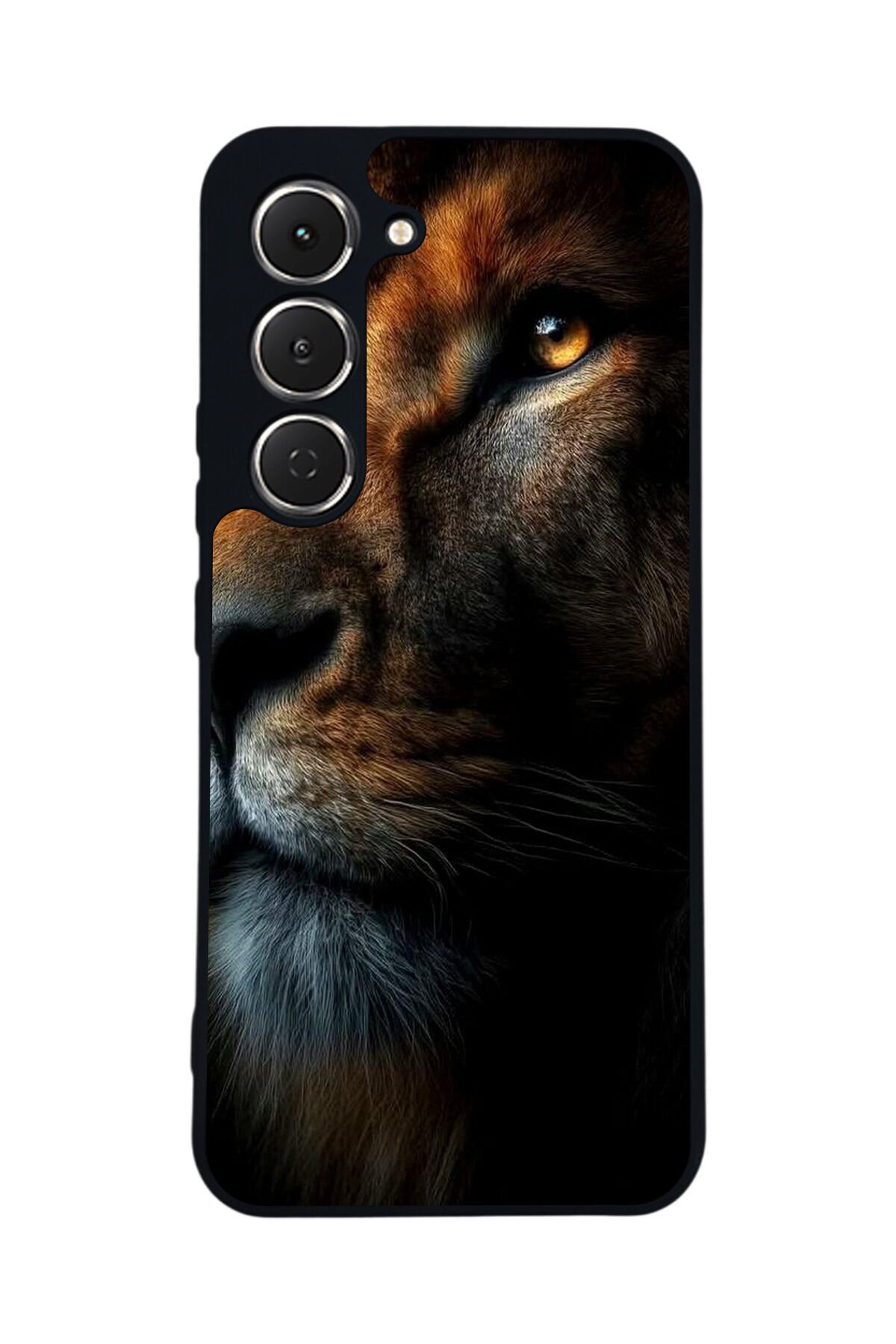 Tecno Spark 40 Pro Uyumlu Aslan Tasarımlı Glossy Premium Kılıf