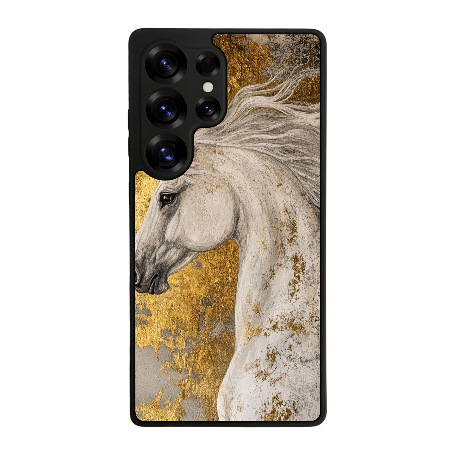 Samsung Galaxy S25 Ultra Uyumlu At Horse Tasarımlı Glossy Premium Kılıf