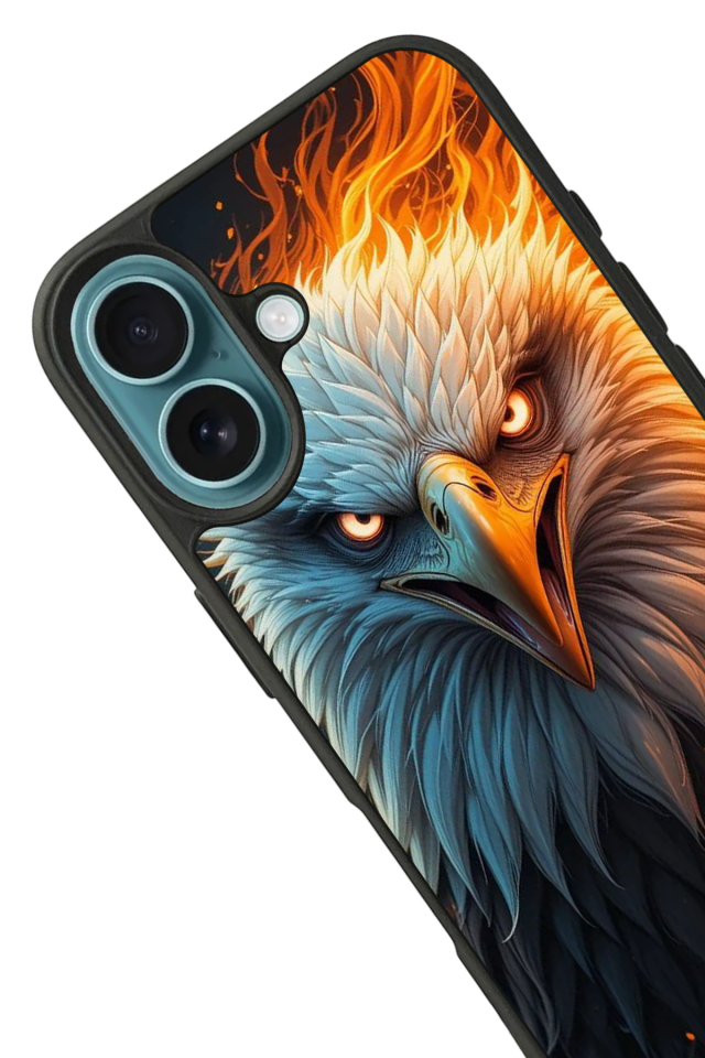 iPhone 16 Uyumlu Besiktas Tasarımlı Glossy Premium Kılıf