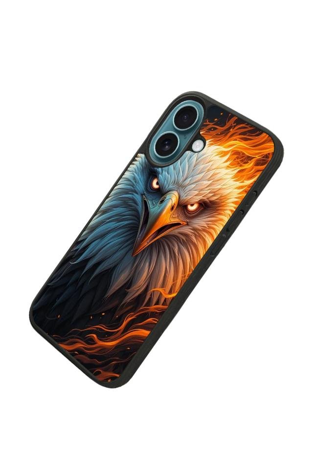 iPhone 16 Uyumlu Besiktas Tasarımlı Glossy Premium Kılıf