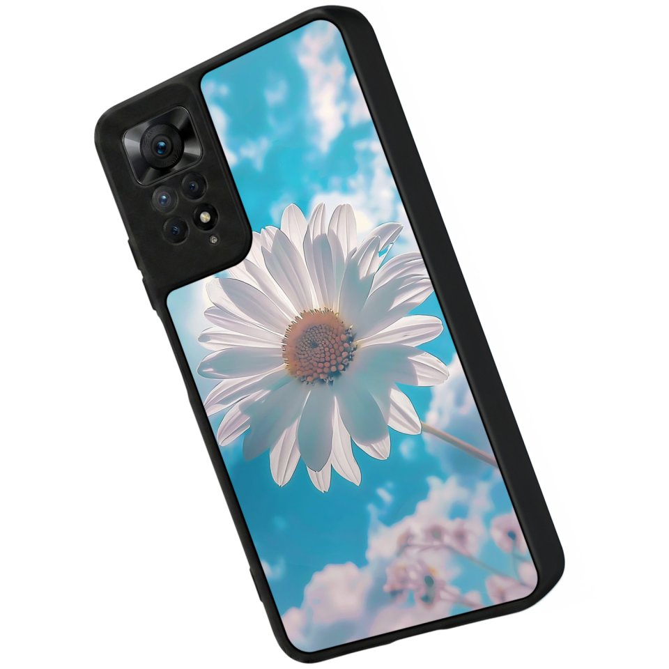 Xiaomi Redmi Note 12 Pro Uyumlu Cicek Tasarımlı Glossy Premium Kılıf