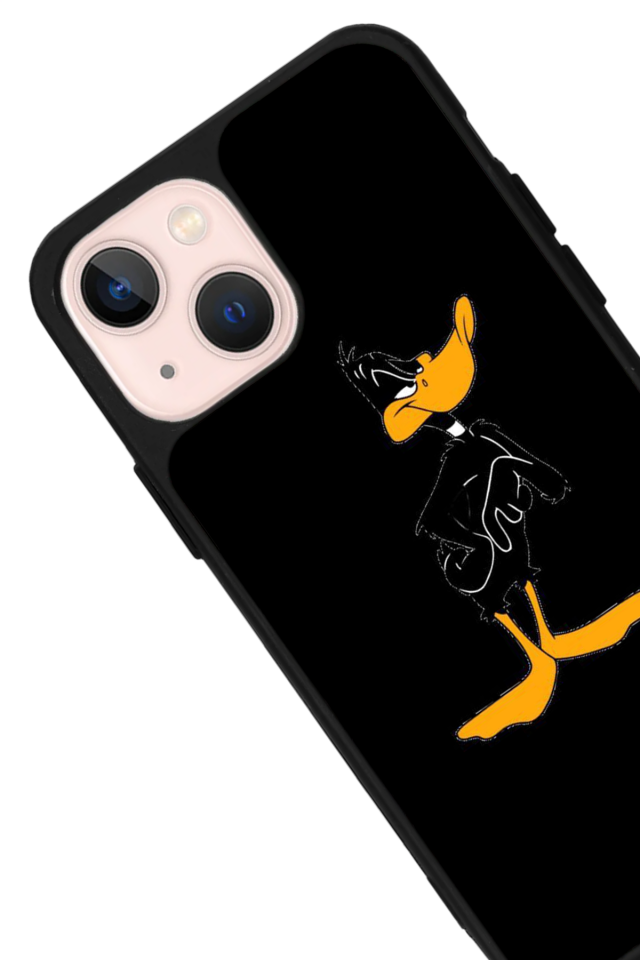 iPhone 13 Mini Uyumlu Daffy duck Tasarımlı Glossy Premium Kılıf