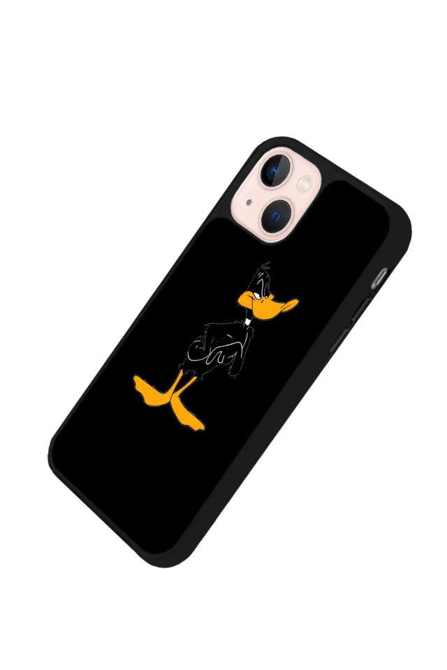 iPhone 13 Mini Uyumlu Daffy duck Tasarımlı Glossy Premium Kılıf