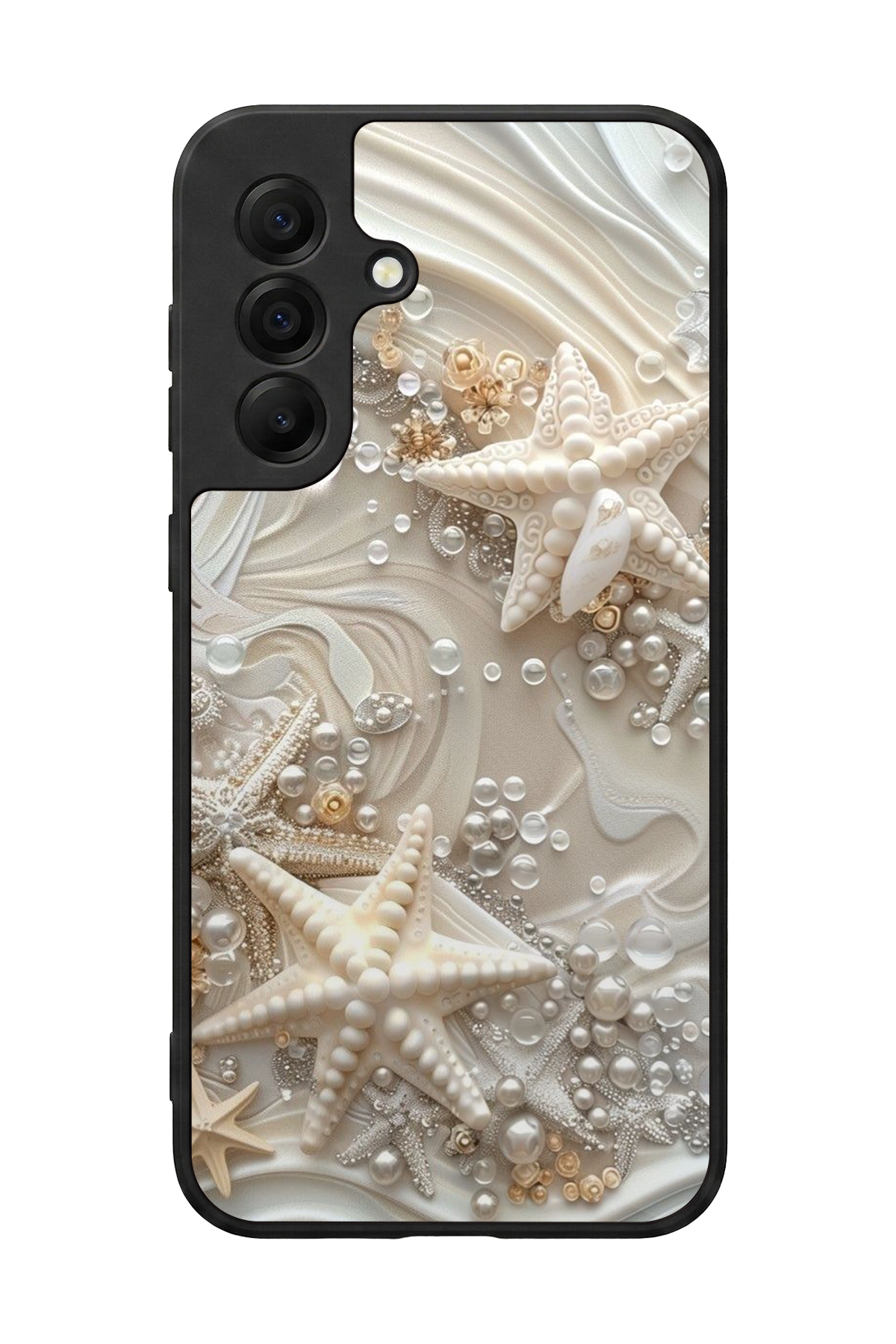 Samsung Galaxy A17 Uyumlu  İnci Tasarımlı Glossy Premium Kılıf
