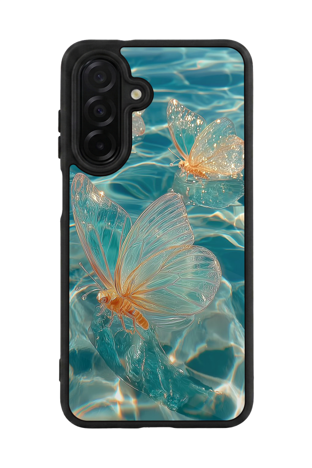 Samsung Galaxy A36 Uyumlu Kelebek Tasarımlı Glossy Premium Kılıf