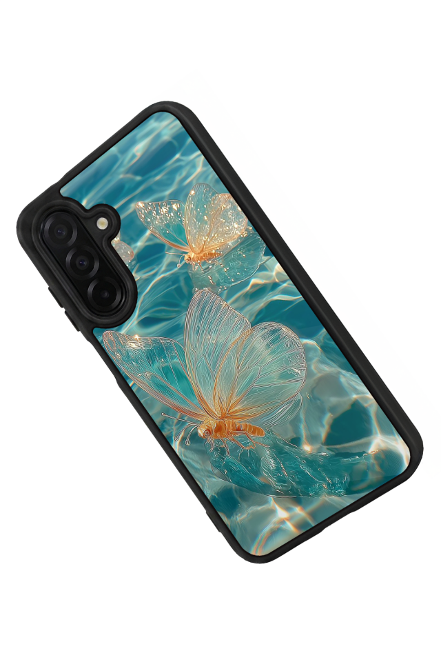 Samsung Galaxy A36 Uyumlu Kelebek Tasarımlı Glossy Premium Kılıf
