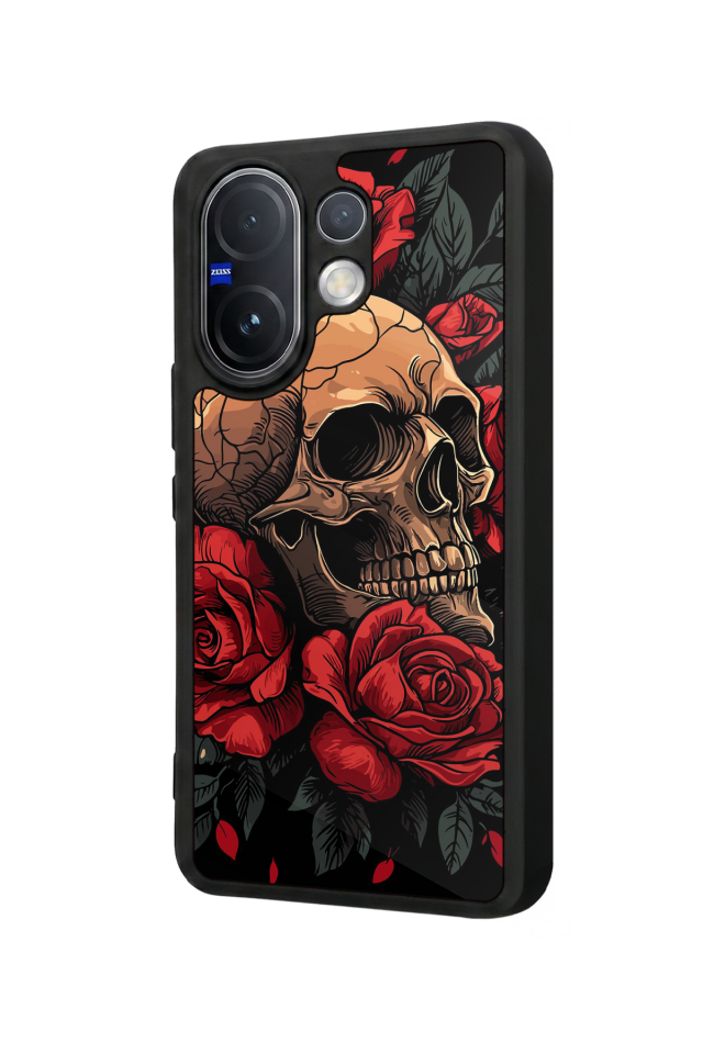 Vivo V60 Uyumlu KuruKafa Tasarımlı Glossy Premium Kılıf