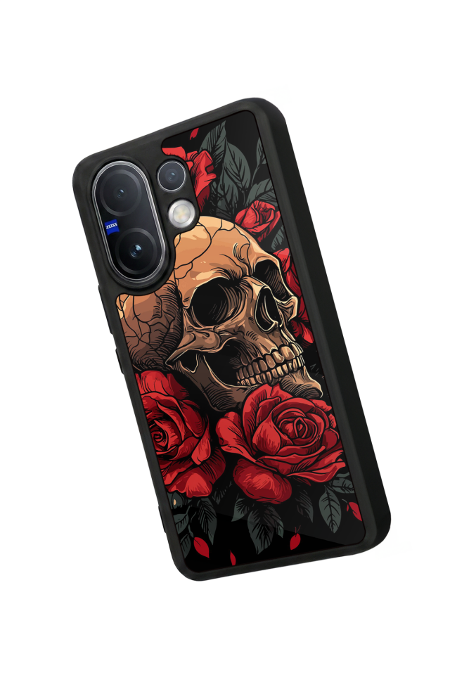 Vivo V60 Uyumlu KuruKafa Tasarımlı Glossy Premium Kılıf