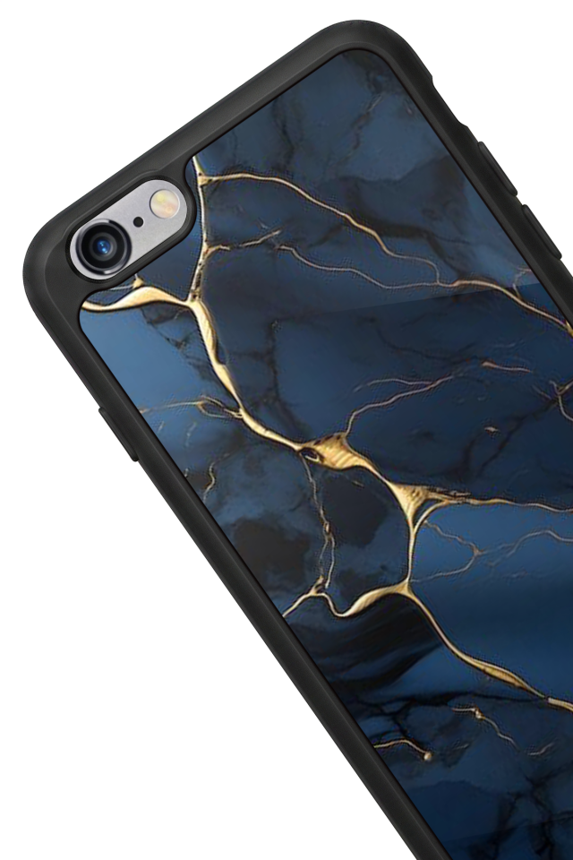iPhone 6s Plus Uyumlu Mermer Marble Tasarımlı Glossy Premium Kılıf