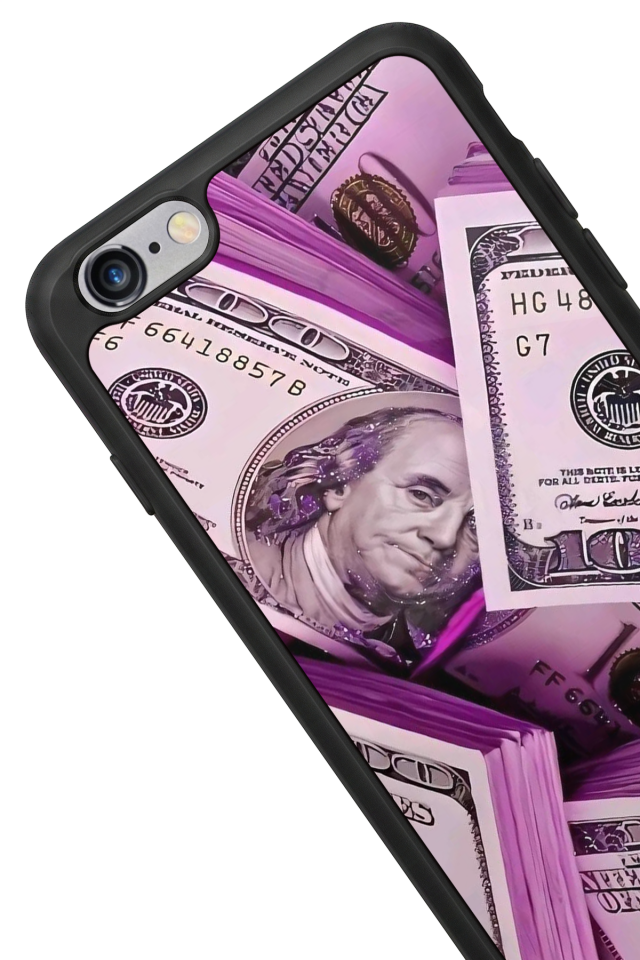 iPhone 6 Plus Uyumlu Money Para Tasarımlı Glossy Premium Kılıf