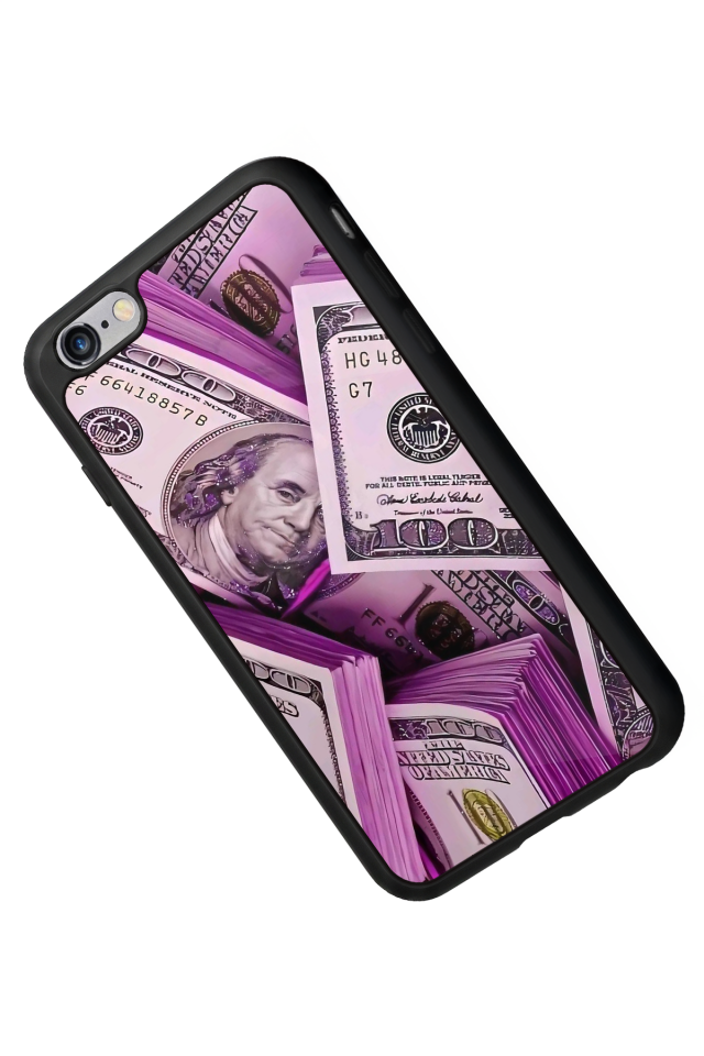 iPhone 6 Plus Uyumlu Money Para Tasarımlı Glossy Premium Kılıf