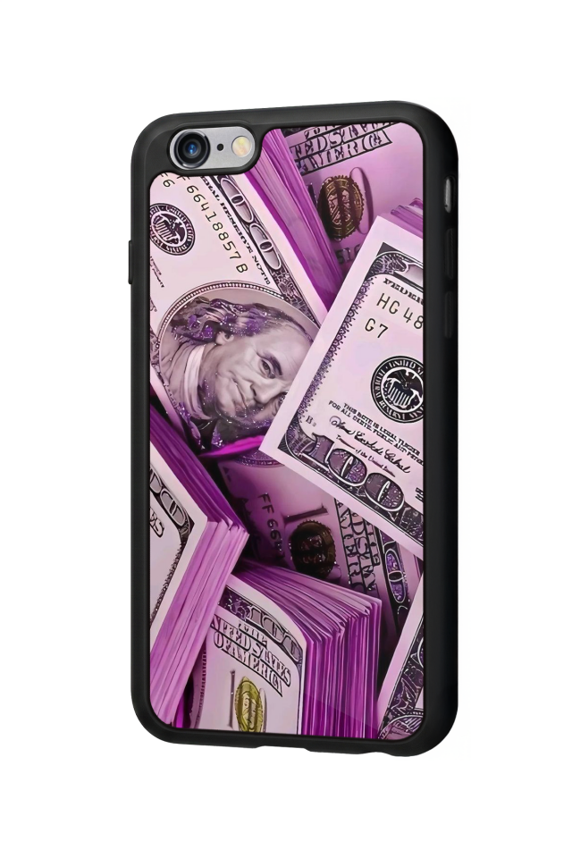 iPhone 6 Plus Uyumlu Money Para Tasarımlı Glossy Premium Kılıf