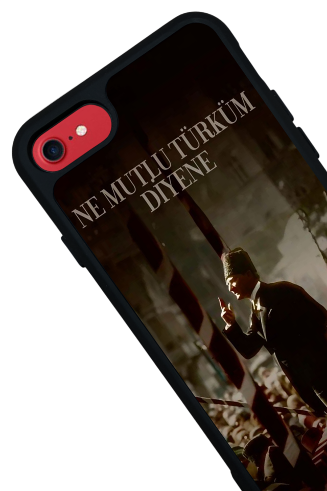 iPhone SE Uyumlu Mustafa Kemal Ataturk Tasarımlı Glossy Premium Kılıf