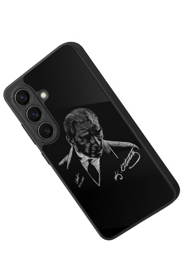 Samsung Galaxy S26 Uyumlu Mustafa Kemal Ataturk Tasarımlı Glossy Premium Kılıf