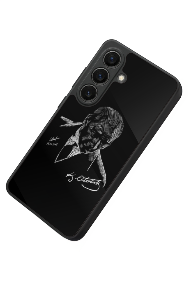 Samsung Galaxy S26 Uyumlu Mustafa Kemal Ataturk Tasarımlı Glossy Premium Kılıf