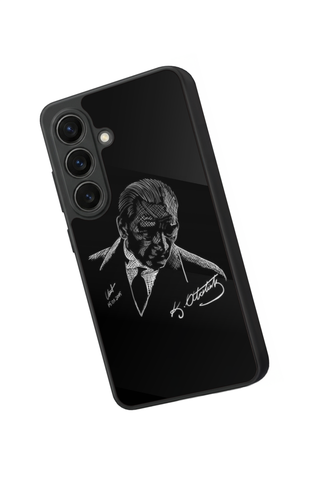 Samsung Galaxy S26 Uyumlu Mustafa Kemal Ataturk Tasarımlı Glossy Premium Kılıf
