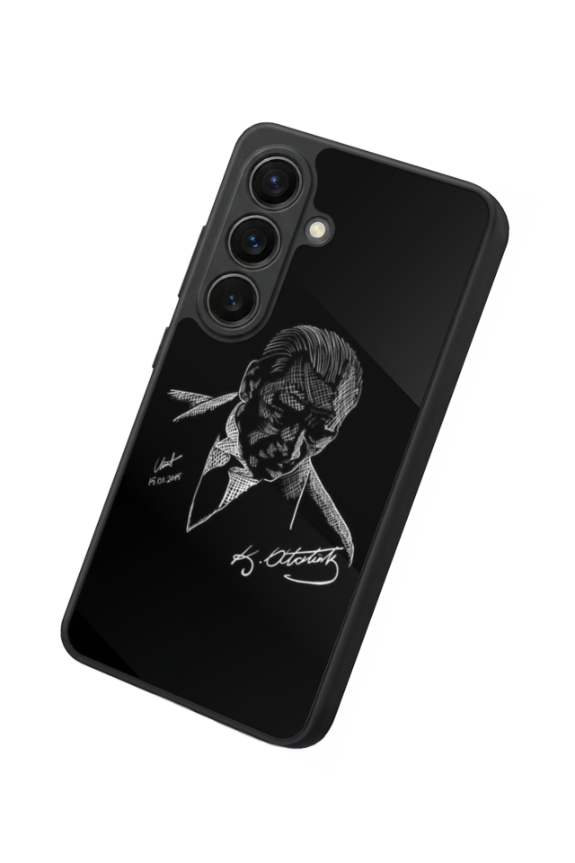 Samsung Galaxy S26 Uyumlu Mustafa Kemal Ataturk Tasarımlı Glossy Premium Kılıf