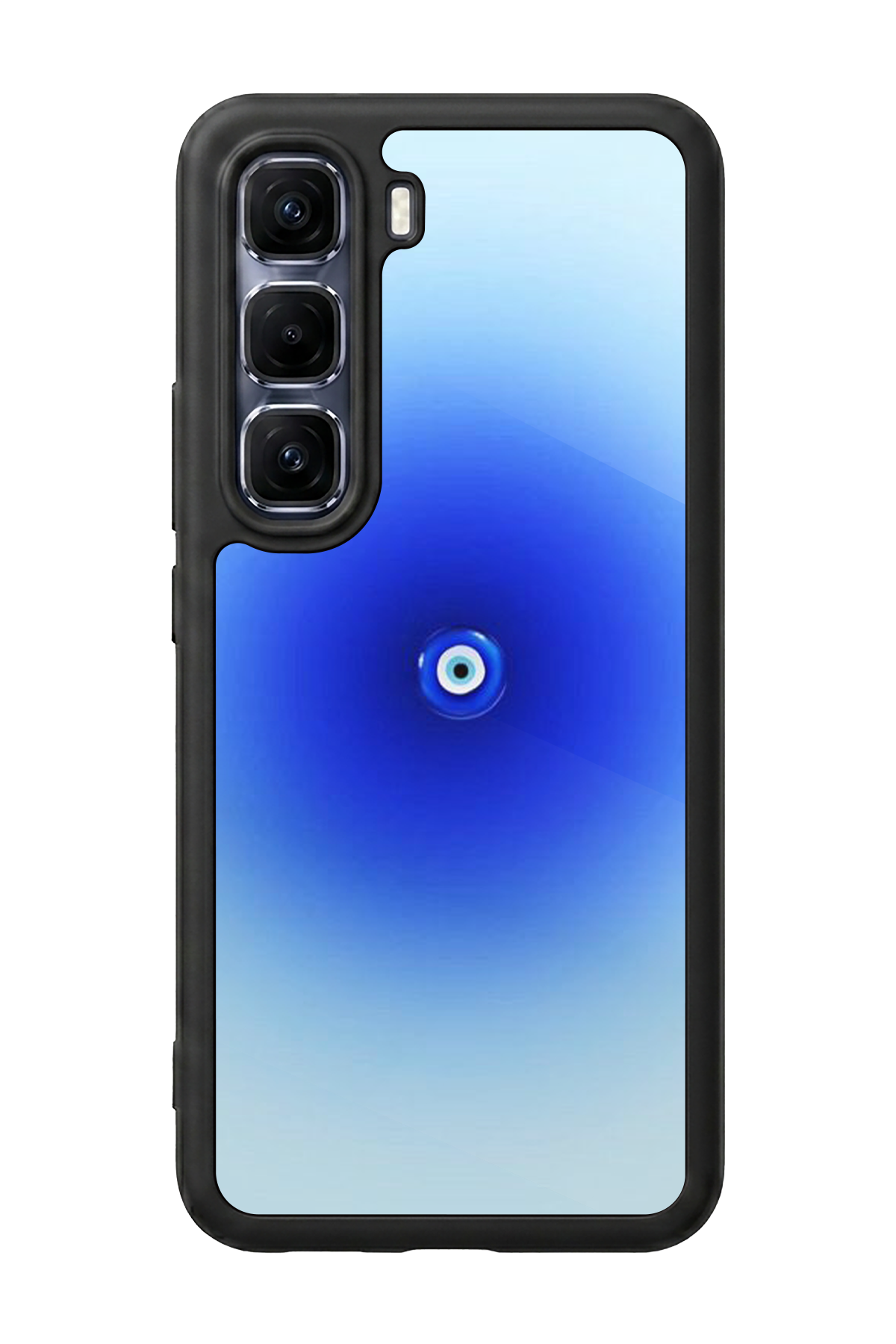Infinix Hot 60 Pro Plus Uyumlu Nazar Tasarımlı Glossy Premium Kılıf