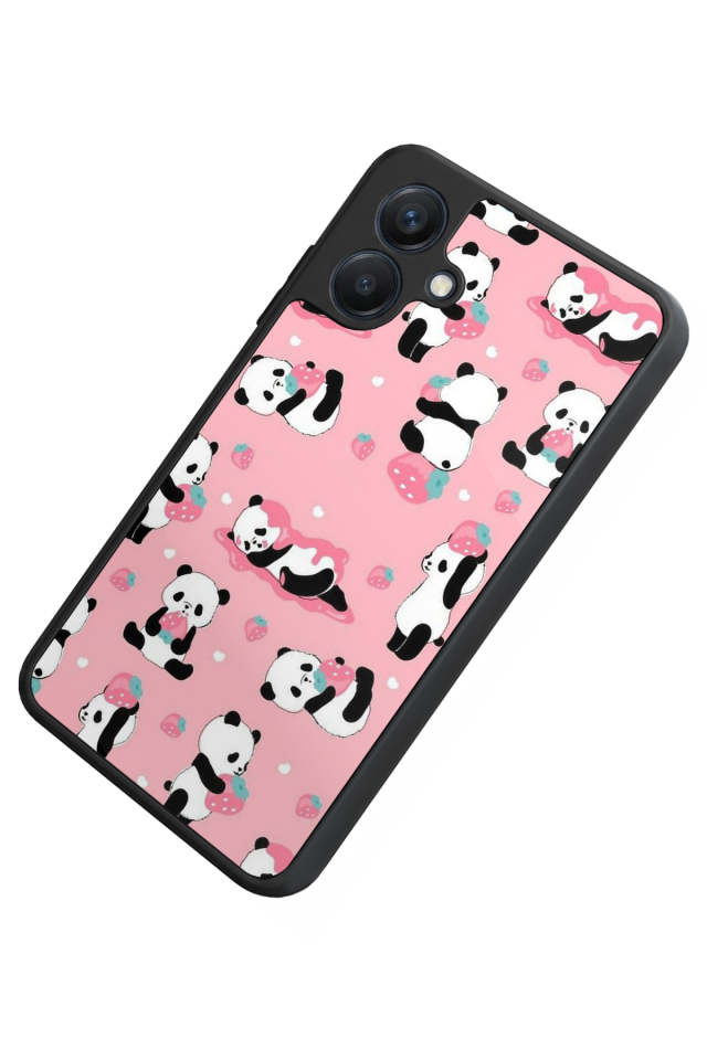 Samsung Galaxy A07 Uyumlu Panda Tasarımlı Glossy Premium Kılıf