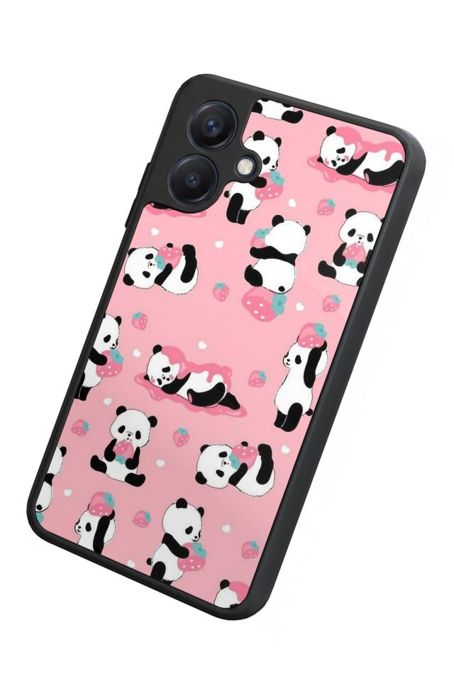 Samsung Galaxy A07 Uyumlu Panda Tasarımlı Glossy Premium Kılıf