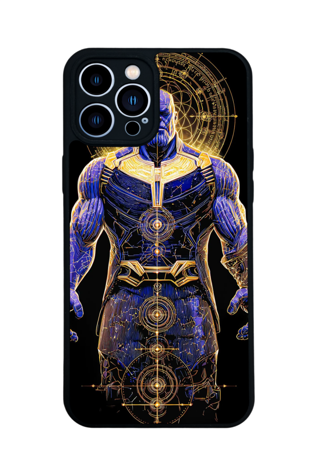 iPhone 12 Pro Max Uyumlu Thanos Tasarımlı Glossy Premium Kılıf