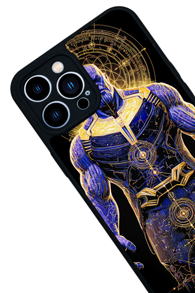 iPhone 12 Pro Max Uyumlu Thanos Tasarımlı Glossy Premium Kılıf