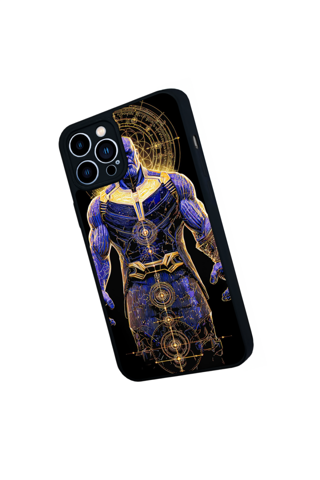 iPhone 12 Pro Max Uyumlu Thanos Tasarımlı Glossy Premium Kılıf