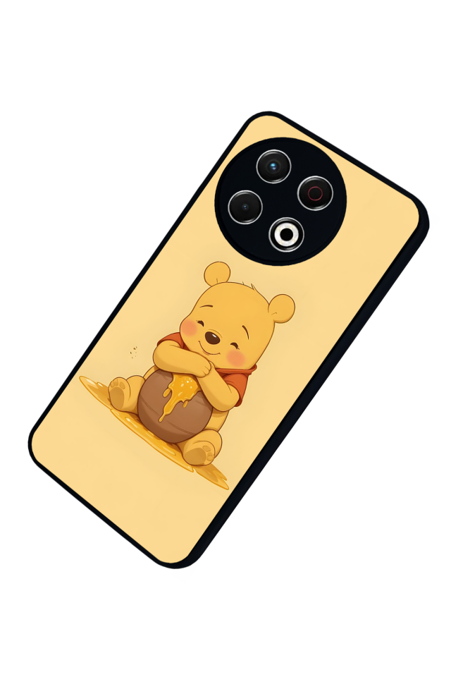 Tecno Spark 30 Pro Uyumlu Winnie Tasarımlı Glossy Premium Kılıf