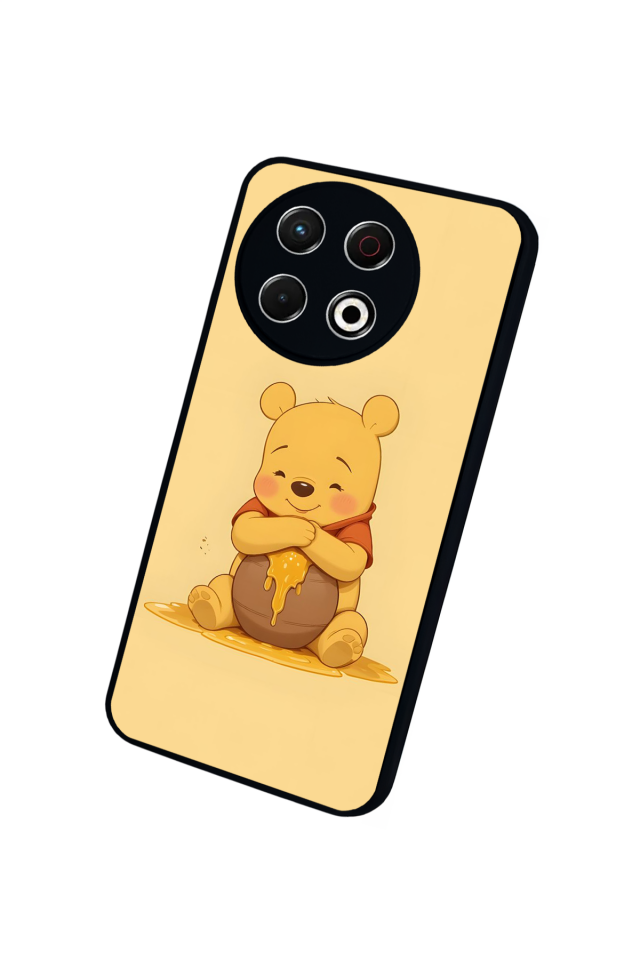 Tecno Spark 30 Pro Uyumlu Winnie Tasarımlı Glossy Premium Kılıf