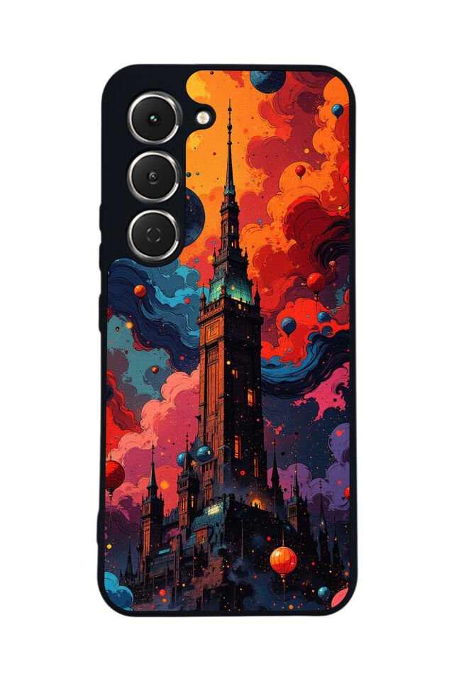 Tecno Spark 40 Pro Uyumlu Abstract Tasarımlı Glossy Premium Kılıf
